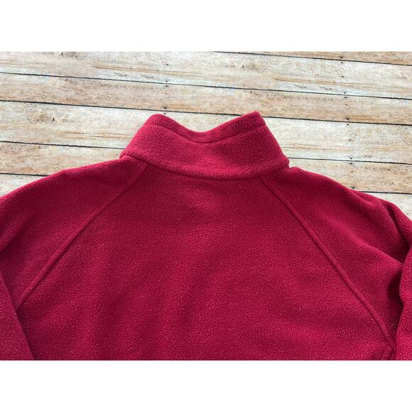 Columbia Sportswear Women's Size M Red Zipper Front Fleece Jacket 207-WL6114 - Picture 9 of 9
